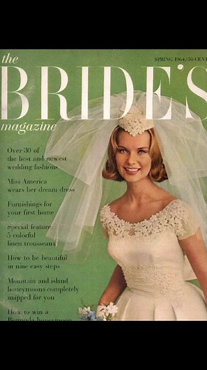 Brides magazine 👰🏼‍♀️. #vintagevibes #couplegoals #vintagefashion #vintagestyle #classic #nature #andreabocielli