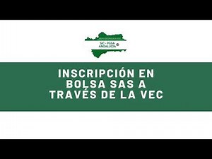 INSCRIBIRSE en BOLSA SAS a través de la VEC (Ventanilla Electrónica de Profesionales). SIC-PGSA®️