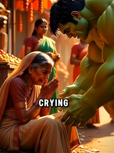Hulk Helps a Poor Woman with Kindness & Generosity