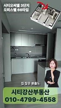 시티오씨엘 3단지 오피스텔인데 드레스룸에 팬트리까지? 66타입 수납 끝판왕 완전 분석!