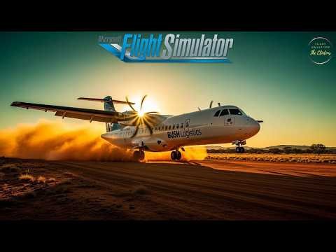 Flight Sim ATR 72-600 Manual Navigation Sydney to Tamworth Bush Logistics Ops | Cold and Dark Start