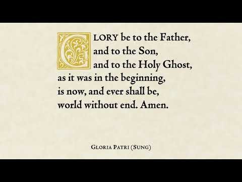 Gloria Patri Simple Piano Track
