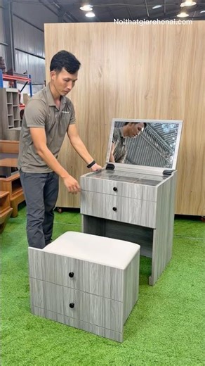 Smart Vanity Hack – Hidden Money Compartment #videos #furniture #wood #woodwork #virals #diy #money