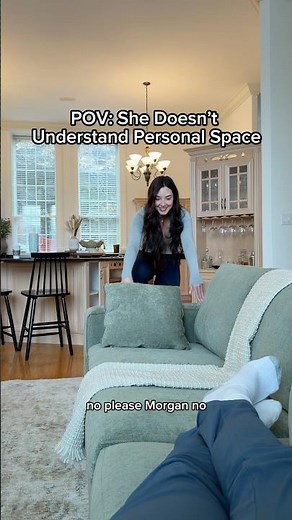 “THERES NO PERSONAL SPACE IN MARRIAGE” 🤣 #marriedlife #couple