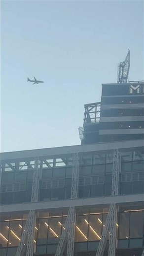 An airplane flying through the clouds.✈️☁️ #clouds #airplaneflying #airplanelanding #airplanetakeoff