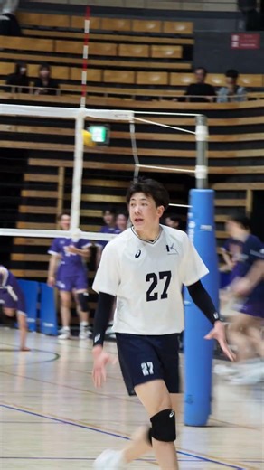 【国士舘27 竹松魁柊】国士舘の注目セッター！ #UNIVAS #関東大学バレーボール #大学バレー #volleyball