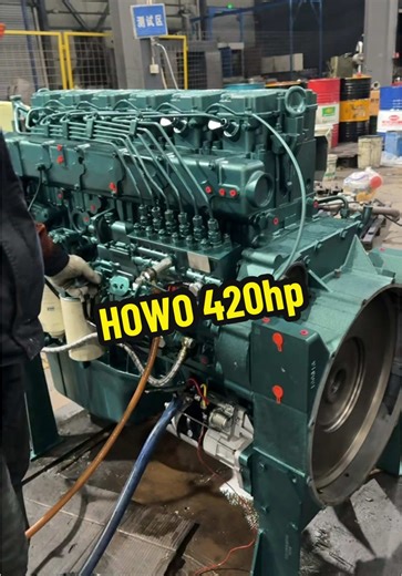 Explore the POWER of HOWO 420hp Engine