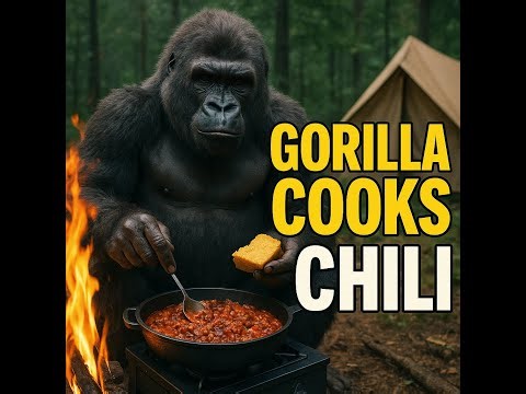 Gorilla Cooks Chili While Solo Camping in the Wild 😱🔥