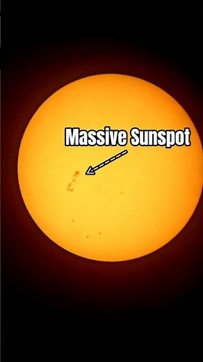 Largest Sunspot of the decade captured using my Telescope #solarflare #sun