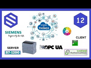 🔴Siemens S7-1200 Server OPC UA || Client UA Expert⭕️