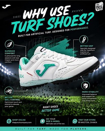 The Best Turf Shoes for Artificial Grass? Joma Top Flex | The Punch Company