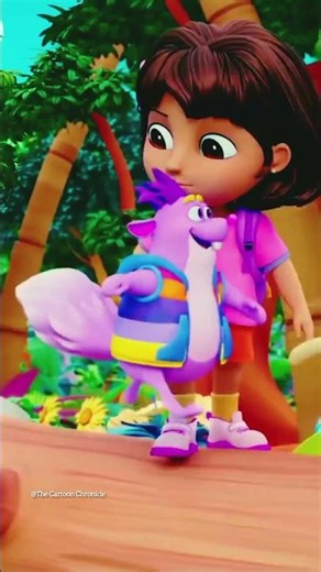 Dora and Boots' Wild Jungle Rescue! #shorts #funny #cartoon #larva #animation