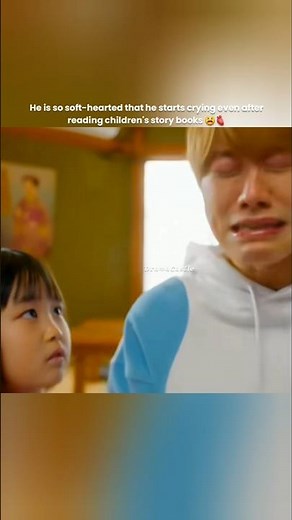 He starts crying even after reading children's story books 🤌🫀 #kdrama #jdrama #japanese #shorts