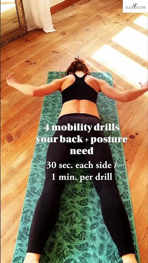 4 exercises for your posture and back. Sorted!