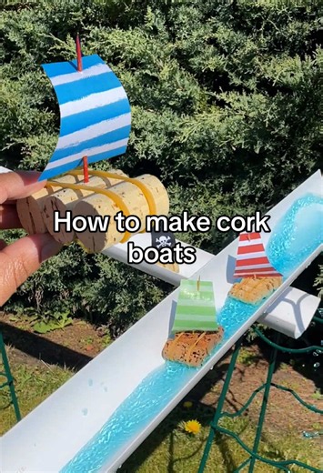 Cork Boat DIY for Kids: Easy Summer Water Race
