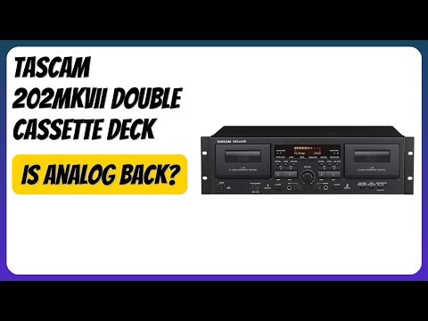 REVIEW (2026): Tascam 202MKVII Double Cassette Deck. Features