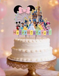 Disneyland Cake Topper - Etsy