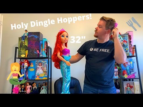 2019 HUGE 32” Play Date Ariel Doll Unboxing