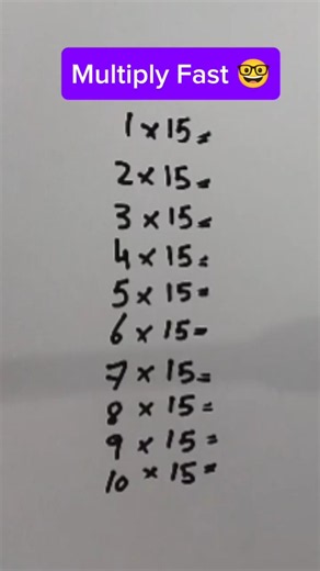 Multiplication tricks make mathematics easy and fun 🤓 #mathametics#multiplication#education#maths