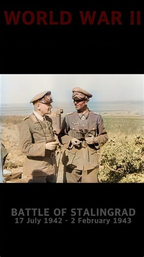 The real scenes of the Battle of Stalingrad, German 6th Army on the Eastern Front World War II #ww2