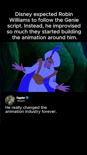 Robin Williams Improvised So Much Disney Started Animating Around Him 😂 | Aladdin (1992)