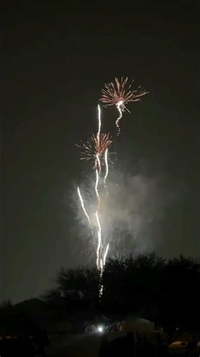 Distance Fireworks Whistle Through The Sky Loud Tails & Deep Booms