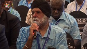 2023 National Economic Summit Day 2 Mr Richard Naidu makes a presentation on behalf of the team that discussed Thematic Area 3: Governance and Reforms on April 21, 2023. #peoplescoalition #FijiNews #GovernmentNews #nes2023 | Fiji Government