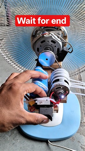 775 Motor Table Fan Mod: 3X More Air Speed! 🚀#tablefan #experiment #775 #viralshort #youtubeshorts