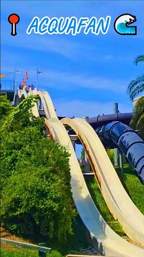 Kamikaze Water Slide at Aquafan Riccione 🇮🇹