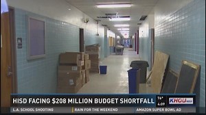 HISD: District facing $208M budget shortfall after Harvey
