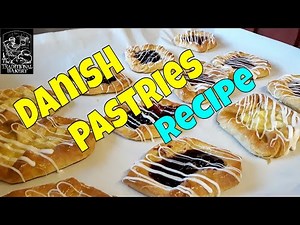 Danish Pastries how to Recipe Demonstration in the Bakery