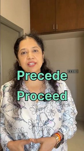 Don’t Mix These Words! “Precede” vs “Proceed” | Easy English Lesson