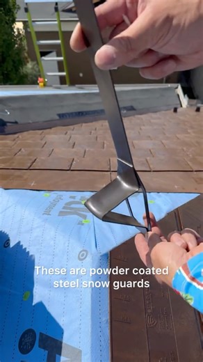 thesidingguy | I used Rocky Mountain snow guards on my house and I decided to use them again. The ones on my house are aluminum which are so much easier... | Instagram