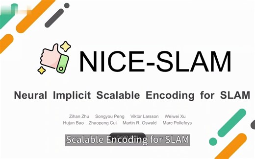 【CVPR论文】Nice-SLAM：当NeRF遇到SLAM，会有多Nice？计算机视觉/人工智能/三维重建/3D