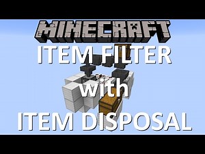 Item Filter with Item Disposal Tutorial