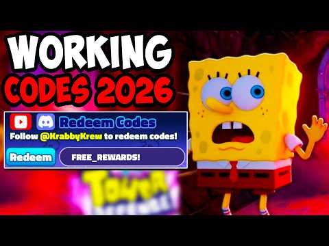 *NEW* ALL WORKING CODES FOR SPONGEBOB TOWER DEFENSE IN 2026! ROBLOX SPONGEBOB TD CODES