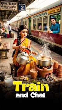 Miniature Doll Train Journey Chai Cooking ASMR | Indian Village Tiny Kitchen Story