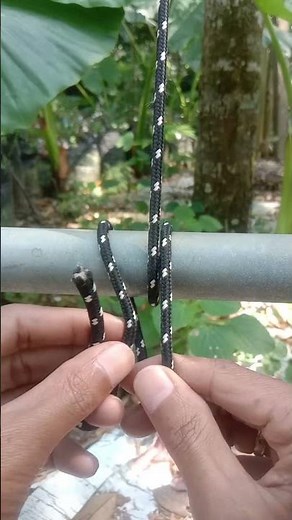 Clove Hitch Knot, Rope Tricks! 👍 #knot #diy