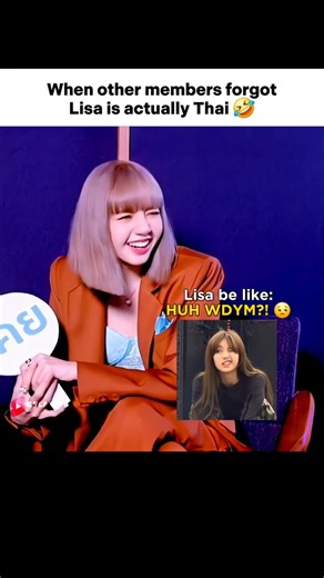 When the members forgot Lisa's actually Thai 🤣😭 #lisa #리사 #blackpink #블랙핑크