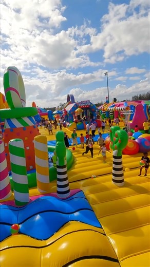 🌟 Dive into the ultimate playground at #TheBigBounceAmerica! 🥳🌈 🤸‍♂️Whether you're jumping, sliding, or just vibing, it's all about that carefree, young-at-heart energy!💞Time to make those epic childhood memories bigger and bouncier! 🎪💥 Don't miss out—grab your crew and let’s BOUNCE! 🎟️ Link in bio for tickets and more info.🚀 | The Big Bounce America