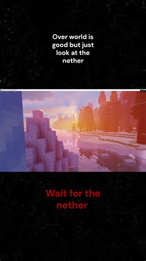 Nether really Hits different when it comes to rtx #minecraft #rtxon #gaming #minecraftnether #clam