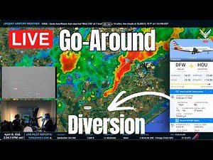 LIVE Flight Radar | Flight Tracking + LIVE ATC + Stormy Weather⚡