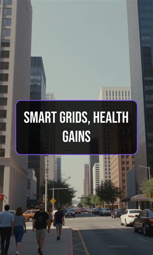 Discover the health benefits of smart grids! #SmartCities #HealthRevolution #CleanAir