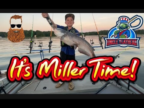 MILLER TIME! Fishing with someone who loves fishing MORE than anyone!