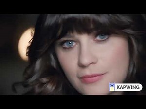 Zooey Deschanel close up face JOI