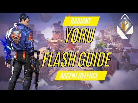 BEST Yoru Flashes For Ascent Defence | Radiant Valorant Guide