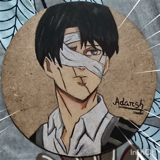 drawing of levi Ackerman #video #drawing