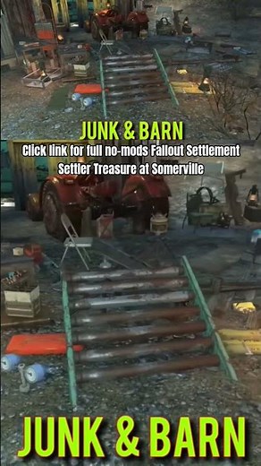 Treasure Pile at Somerville no mods Fallout Settlement