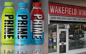TikTok famous shopkeeper selling Prime cans for £100 poses with fans during personal appearance in Sheffield