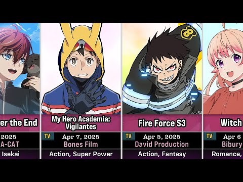 75 Upcoming Anime in Spring 2025 | April to June